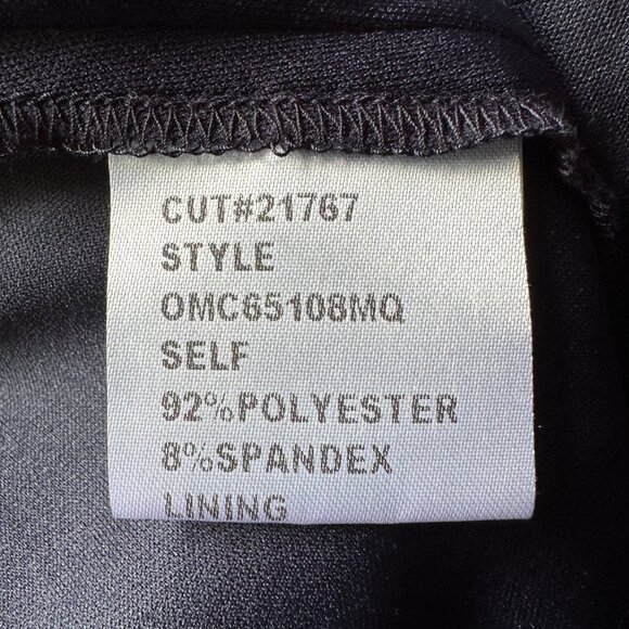 EUC Tadashi Collection Navy Blue V-Neck Twist Midi Dress in Women's 1X - Picture 10 of 10